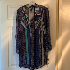 SANCTURY shirt dress with great pattern